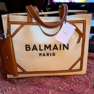 Balmain Paris  tote and wallet
